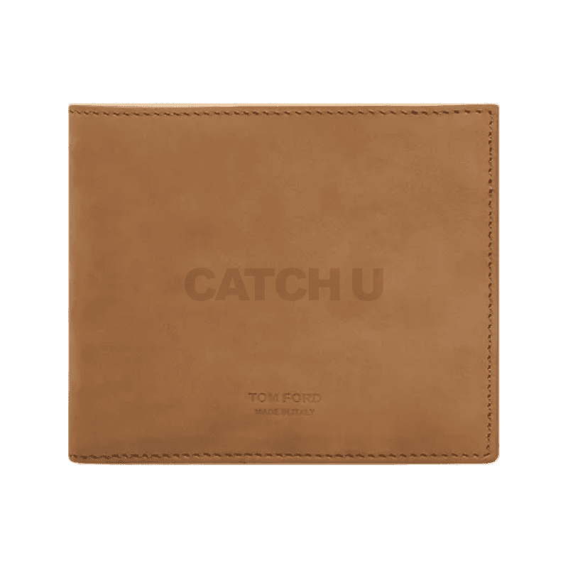 톰포드 T 라인 누벅 클래식 바이폴드 지갑 