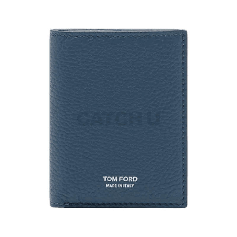 톰포드 T 라인 그레인 레더 폴딩 카드지갑 