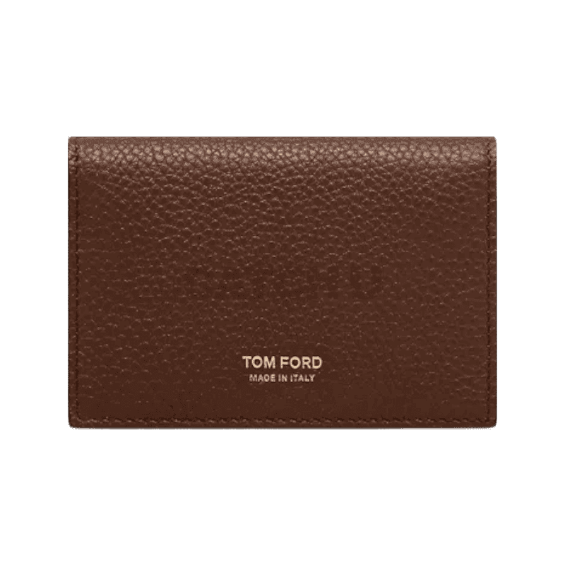 톰포드 T 라인 그레인 레더 비즈니스 카드 홀더 