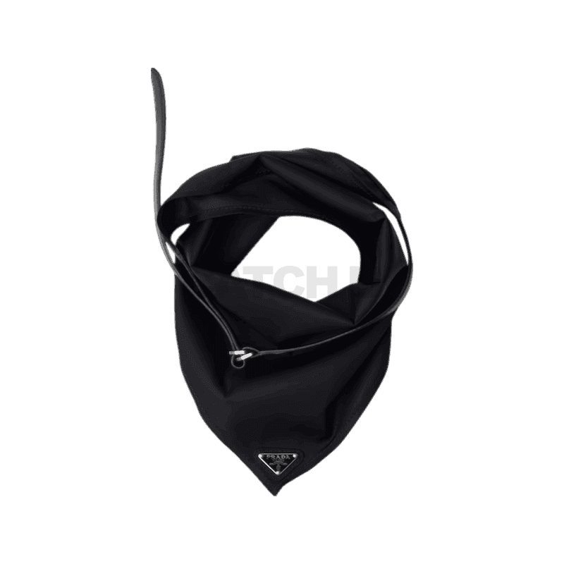 프라다 리나일론 및 가죽 스카프 1FF047_1WQ8_F0002