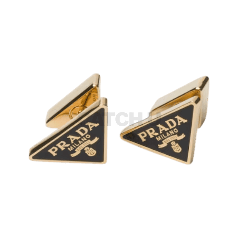 프라다 에나멜 처리된 메탈 귀걸이 1IO336_2DR5_F019F