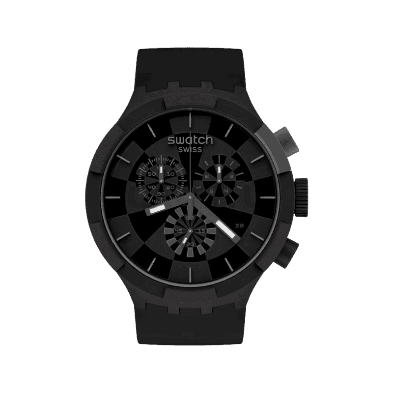 스와치 CHECKPOINT BLACK SB02B400
