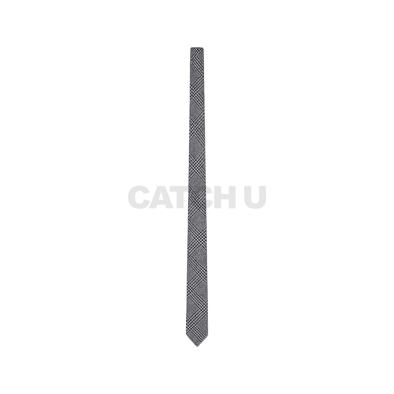 톰브라운 프린스 오브 웨일즈 헤비 슈팅 클래식 타이 블랙화이트 MNL001A-F0338-980