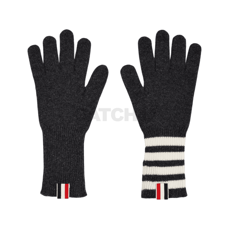 톰브라운 4바 캐시미어 장갑 다크 그레이 MKG003A-00011-025