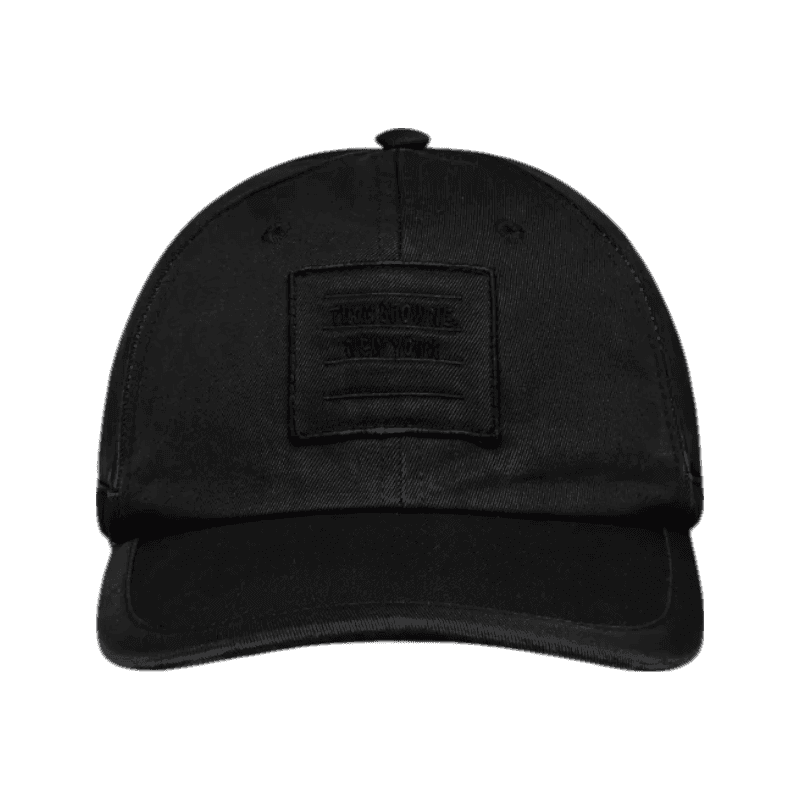 톰브라운 코튼 트윌 6패널 베이스볼 캡 블랙 MHC368W-F0576-001