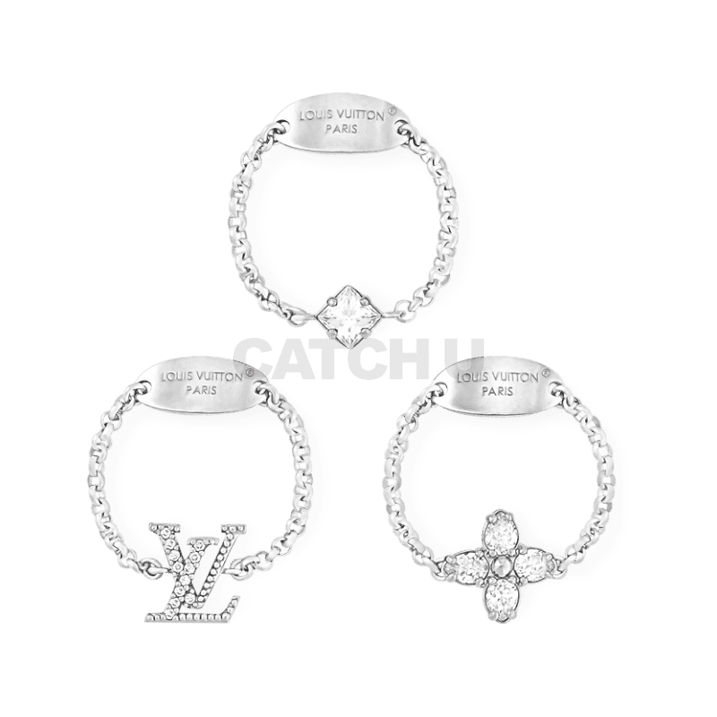 루이비통 레이디 LV 반지 세트 M1379M