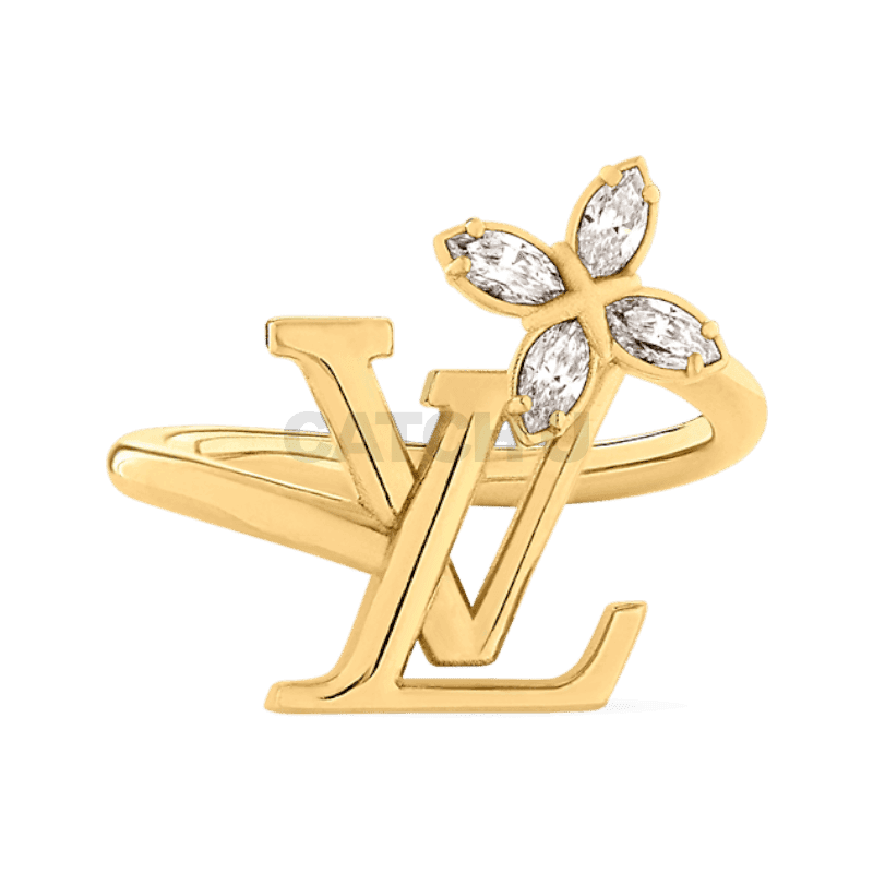 루이비통 LV 아이코닉 플라워 반지 M1177M