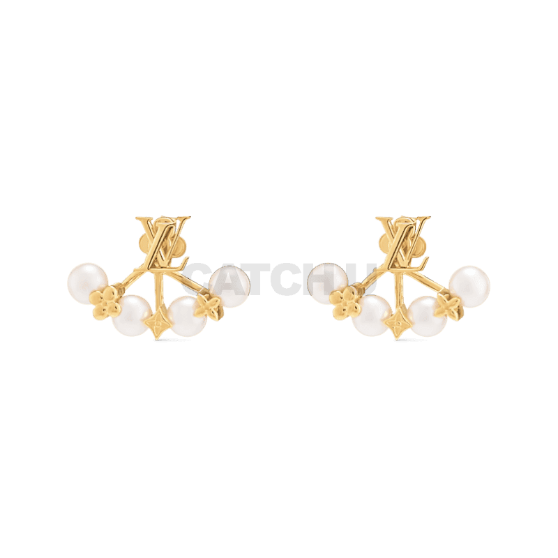 루이비통 미니그램 펄 귀걸이 M01258