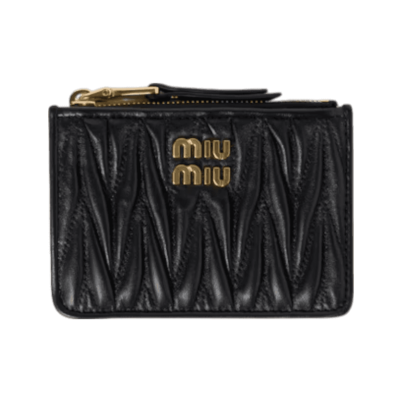 미우미우 마테라쎄 나파 가죽 카드 지갑 5MC93M_2FPP_F0002
