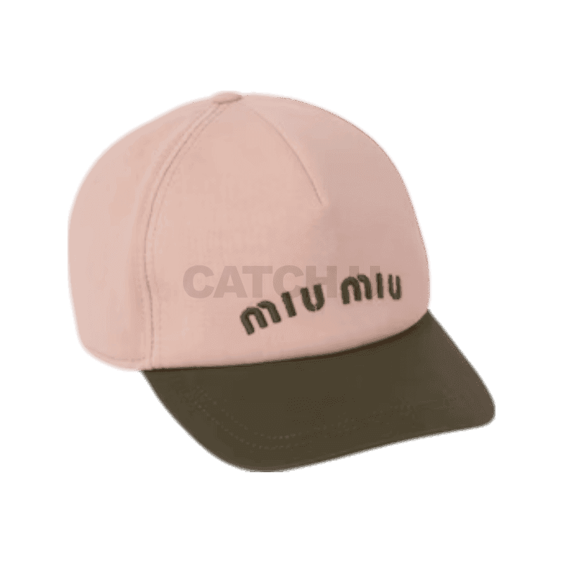 미우미우 드릴 야구 모자 5HC179_2CQ1_F03RG