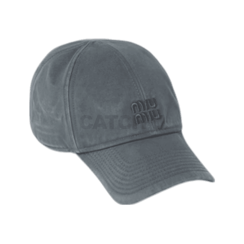 미우미우 드릴 베이스볼 캡 5HC370_2CR2_F0031