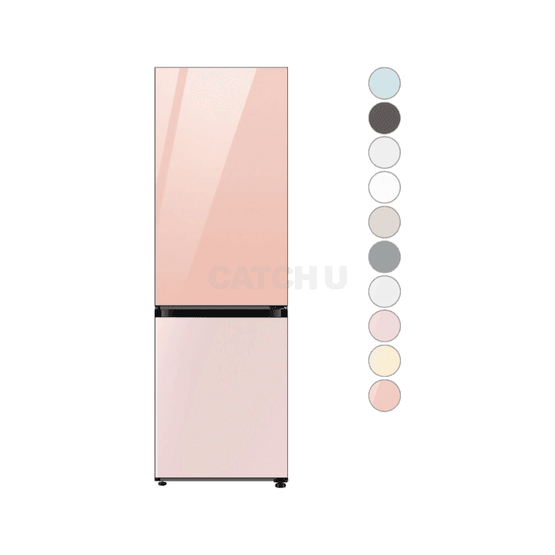 삼성전자 비스포크 2도어 키친핏 냉장고 333L RB33A3662AP