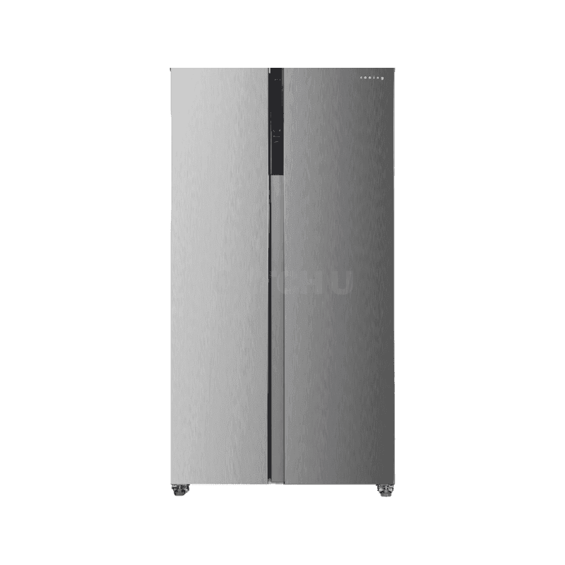 쿠잉전자 레트로 저소음 435L 2도어 양문형 냉장고 SBS440M