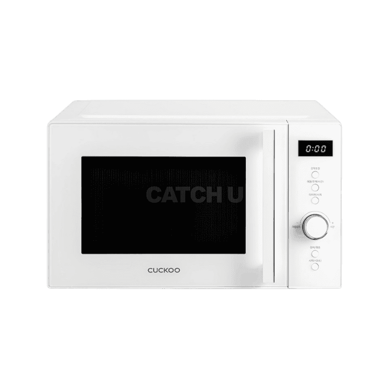 쿠쿠 무회전 플랫 전자레인지 다이얼식 23L, 화이트, CMW-DF2310DW