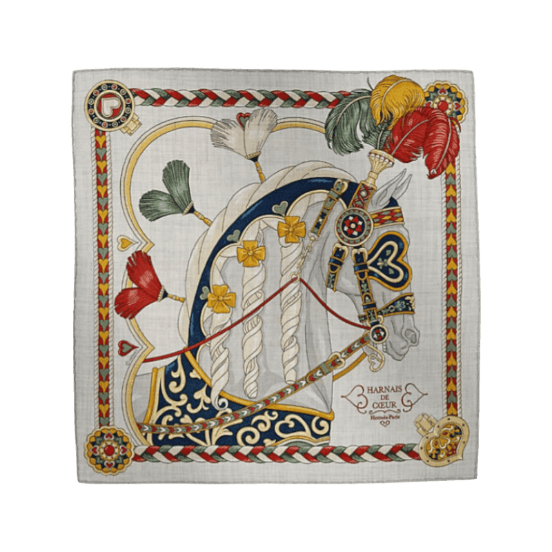 에르메스 Harnais de Coeur 스카프 45 H744173S 08