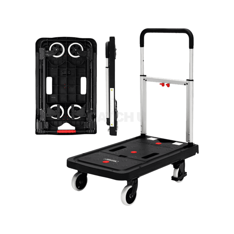 로티 카트 구르마 대차 구루마 수레 끌차 접이식 가정용 운반 실버 FW-99FB