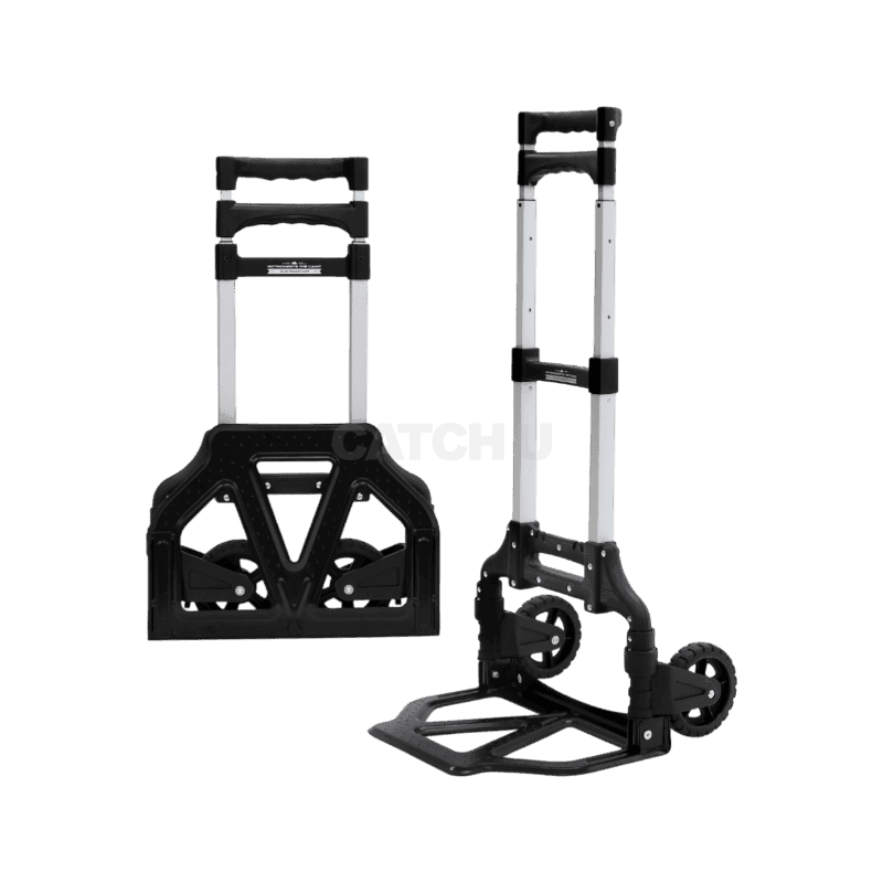 로티 접이식 카트 쇼핑 마트 폴딩 손수레 핸드 시장 블랙 SHC