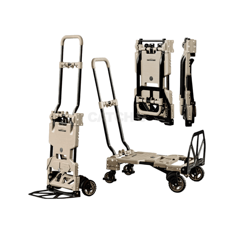 로티 접이식 카트 쇼핑 마트 손수레 시장 FW-90TPC L(대형), 탄