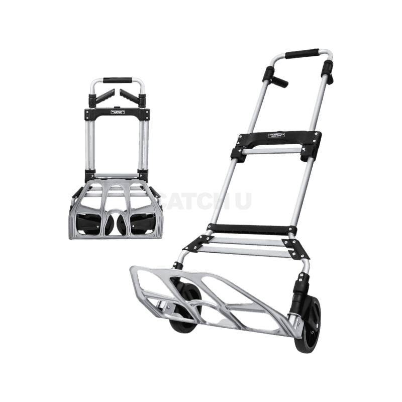 로티 접이식 카트 쇼핑 마트 폴딩 손수레 핸드 시장 HY-007-B2-고정끈 포함