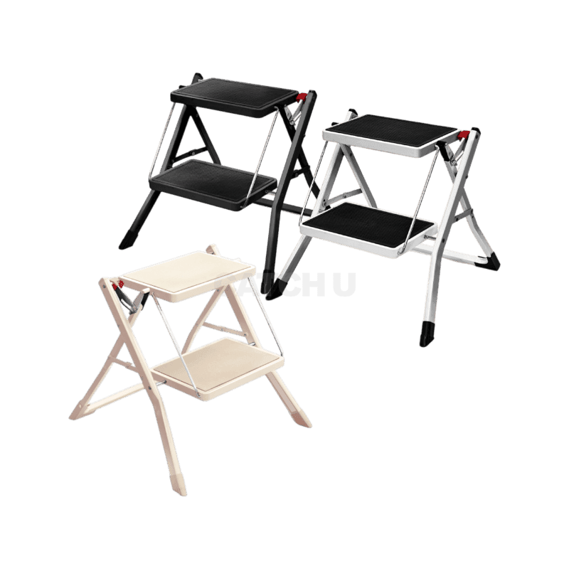 로티 가정용 사다리 접이식 A형 2단 미니 이동식 작업 발판 계단 광폭 2FL