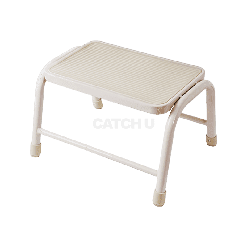 로티 사다리 가정용 A형 1단 미니 이동식 작업 발판 계단 SL1 일체형 아이보리