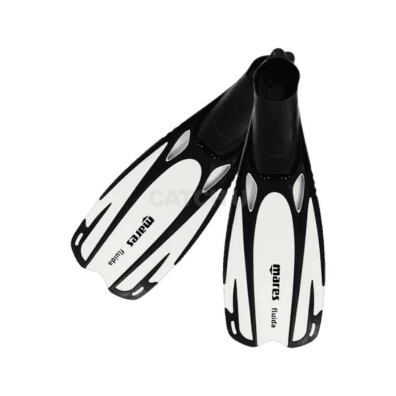 마레스 플루이다 FLUIDA 화이트+오리발가방