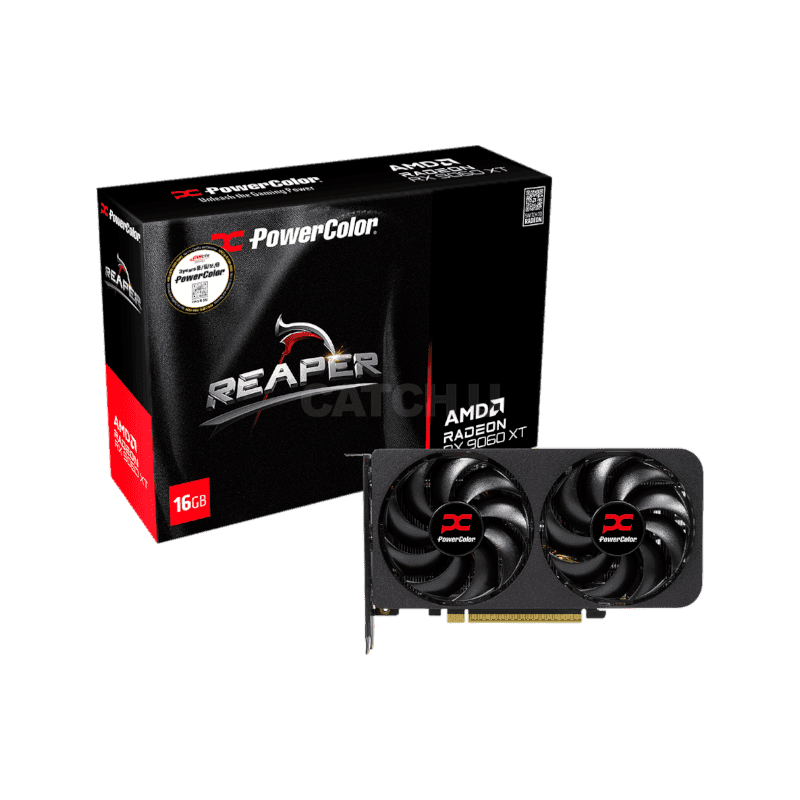 PowerColor 라데온 RX 9060 XT Reaper OC D6 16GB 대원씨티에스