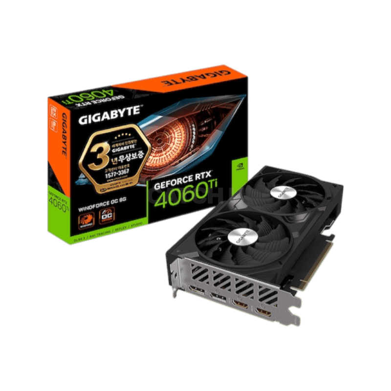 GIGABYTE 지포스 RTX 4060 Ti WINDFORCE OC D6 8GB 제이씨현