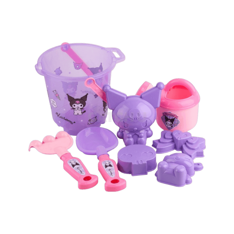 산리오 바니랜드 산리오 통 모래놀이 세트, 쿠로미, 380g, 1세트