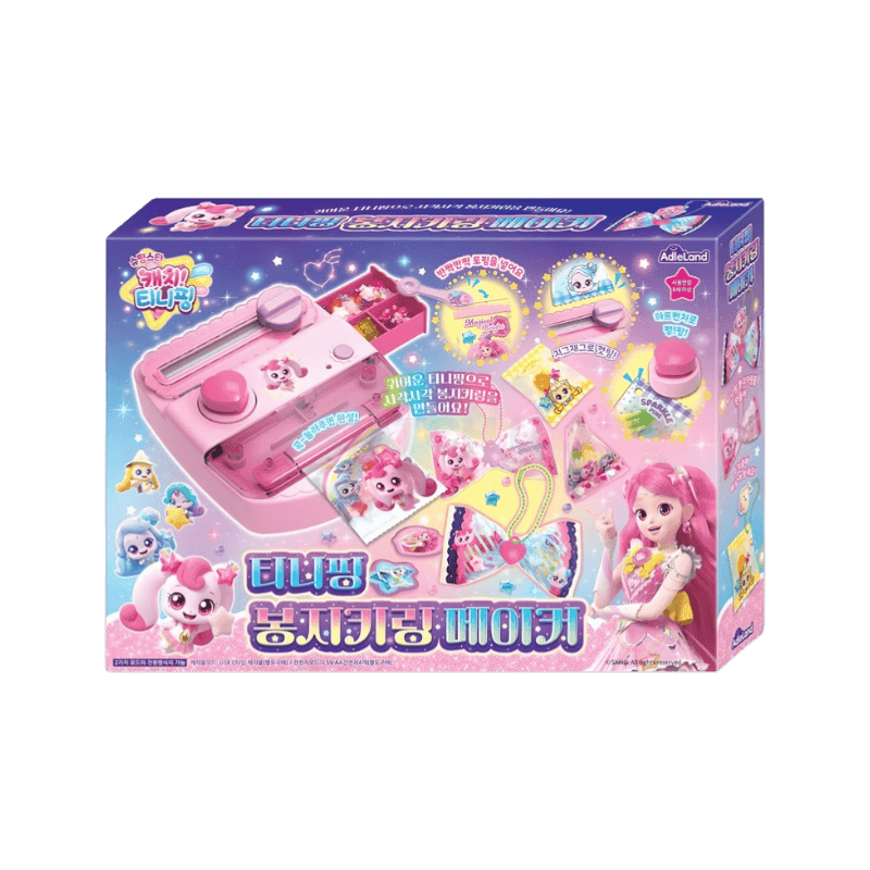 캐치티니핑 애들랜드 슈팅스타 캐치티니핑 봉지키링 메이커, 혼합색상, 1개