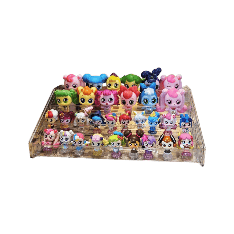 캐치티니핑 피규어 아크릴 케이스 뱃지 코코지아띠 정리함 보관함 진열대 선반 화장품 정리 매니큐어 립스틱 정리 받침대, 1개