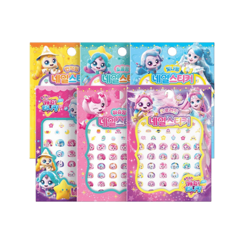 캐치티니핑 슈팅스타 캐치 티니핑 시즌5 네일스티커 6종 세트