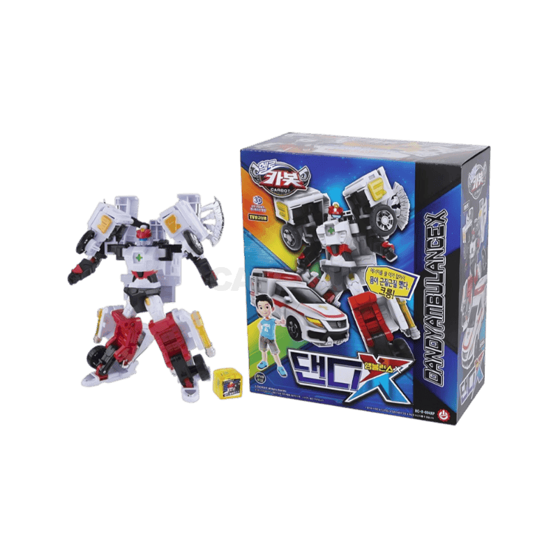헬로카봇 댄디 앰뷸런스 엑스 로봇 장난감, 혼합색상, 1개