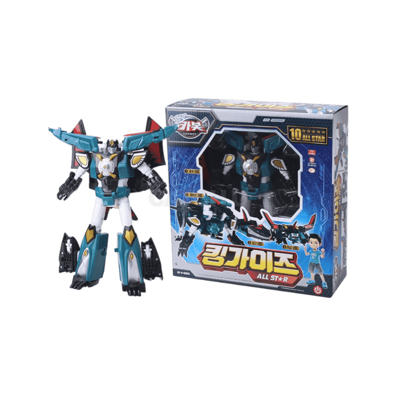 헬로카봇 킹가이즈 올스타 로봇장난감, 혼합색상, 1개