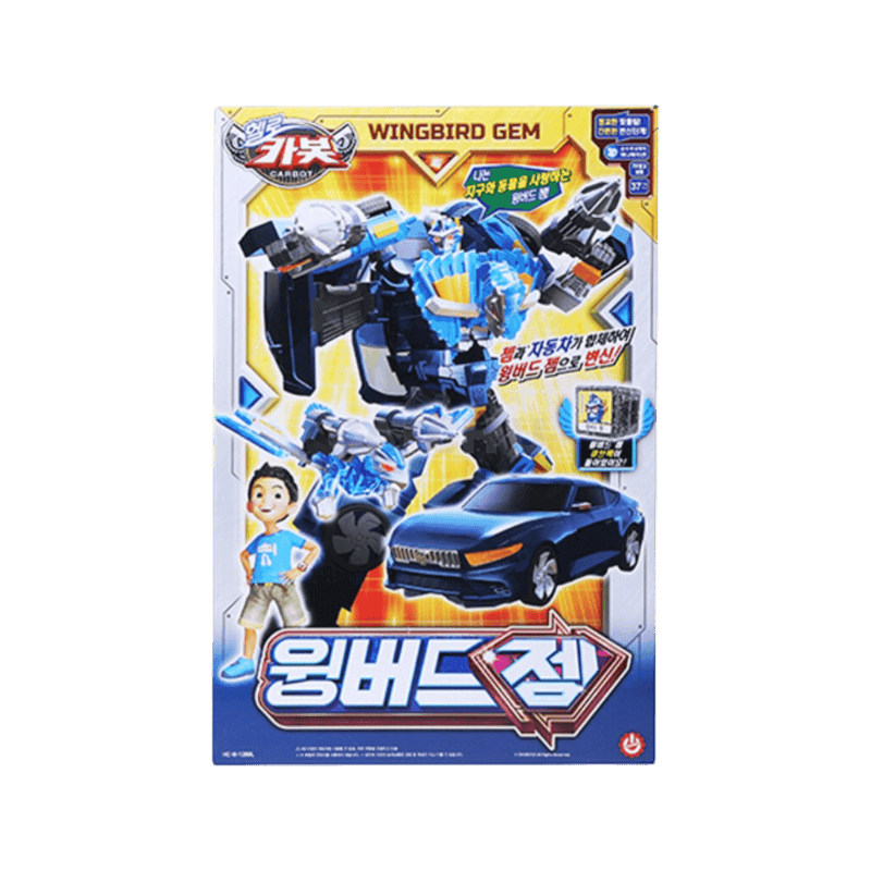 헬로카봇 윙 버드 젬, 혼합색상, 1개