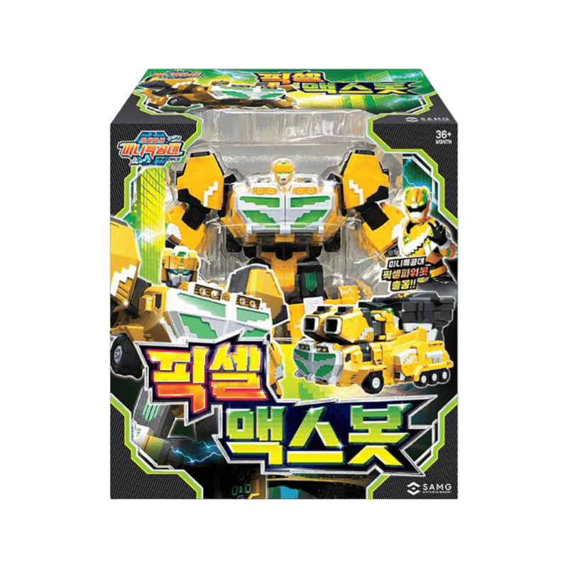 미니특공대 픽셀파워 픽셀 맥스봇, 1개, 혼합색상