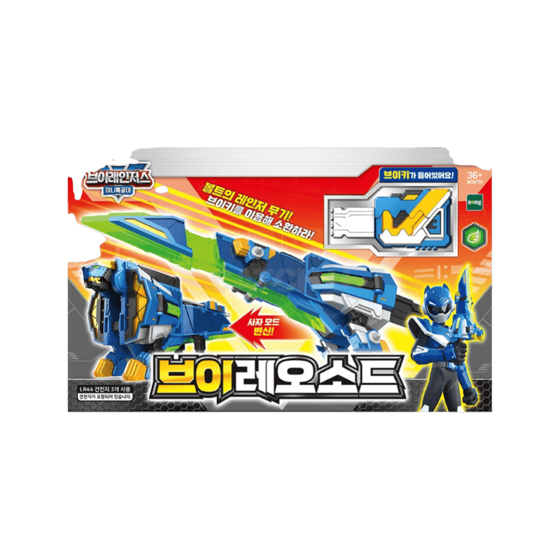 미니특공대 브이레인저스 합체무기 브이레오소드:55 000, 혼합색상, 1개