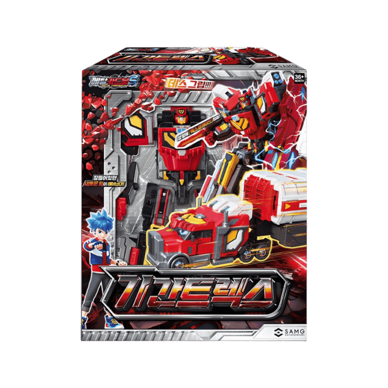 미니특공대 메탈카드봇 S 기간트렉스, 혼합색상, 1개