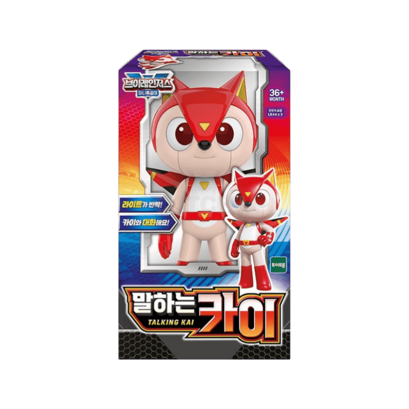 미니특공대 브이레인저스: 말하는 카이, 혼합색상, 토이트론