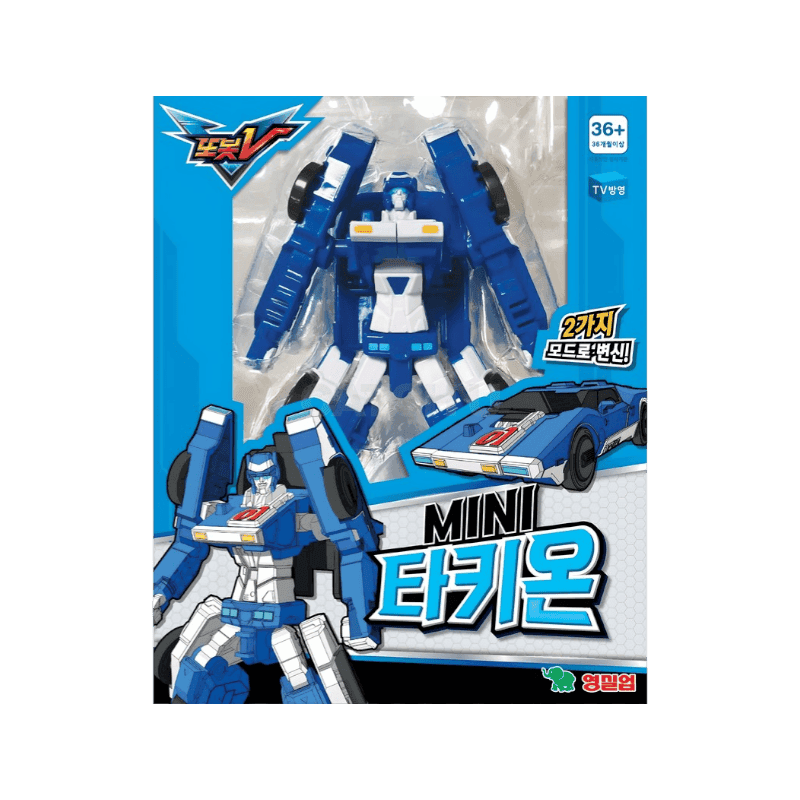 미니특공대 또봇 V 미니 타키온 로봇장난감, 혼합색상, 1개