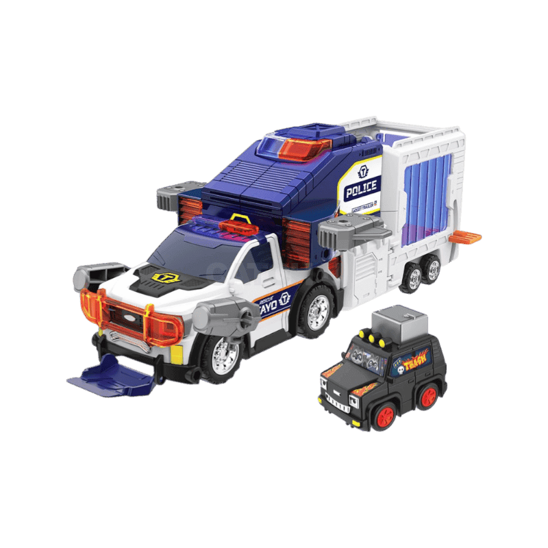 타요 레스큐 경찰레인저 스왓 장난감 자동차, 혼합색상, 1개