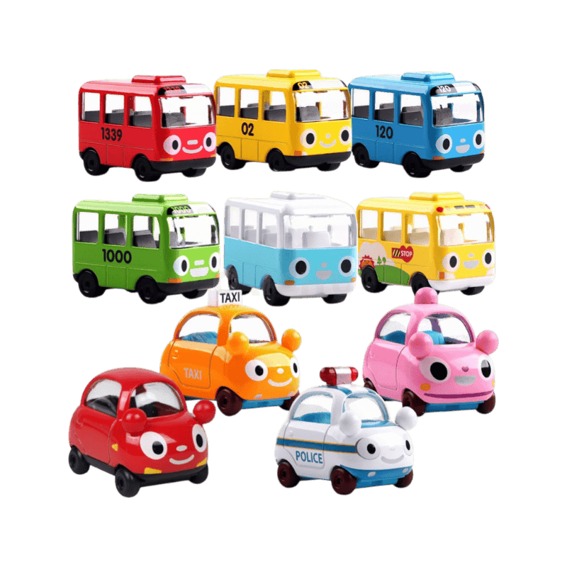 타요 kami 타요 미니카 10종 세트, 혼합색상, 1세트