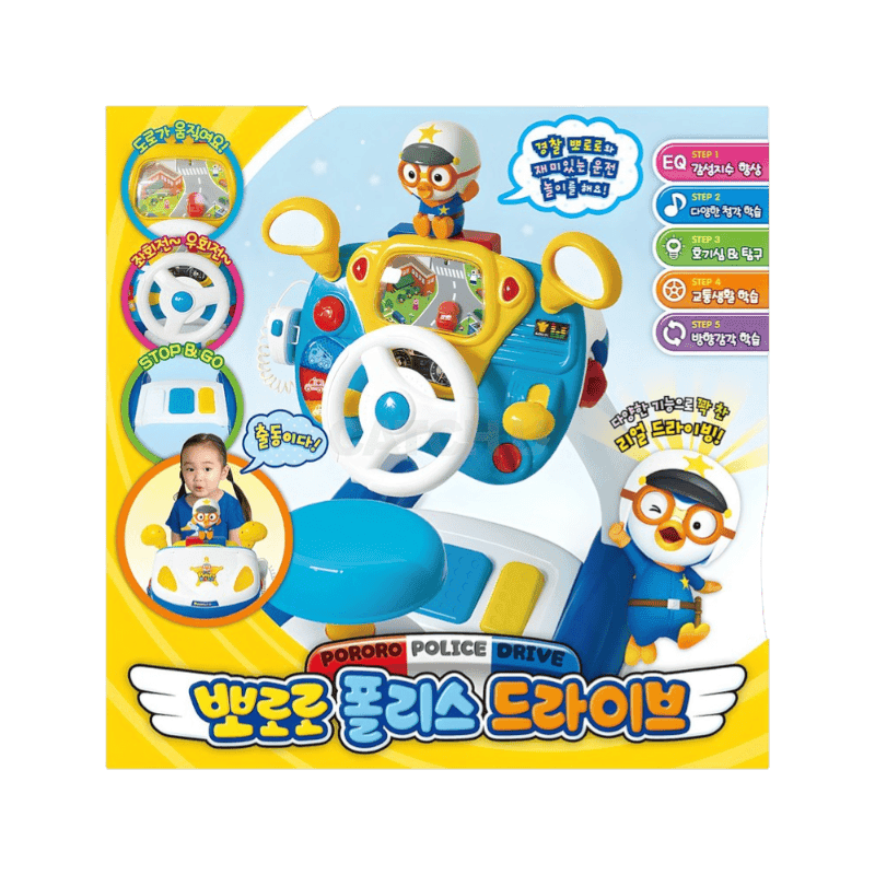 뽀로로 폴리스 드라이브 역할놀이, 혼합색상, 1개