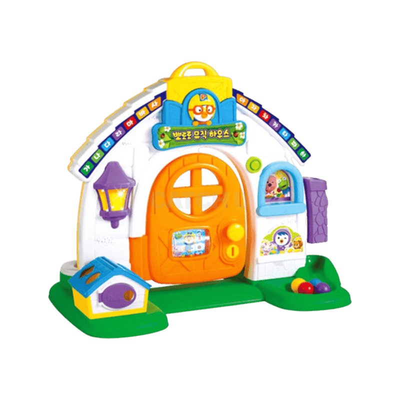 뽀로로 뮤직 플레이 하우스 기타멜로디완구, 혼합색상, 1개