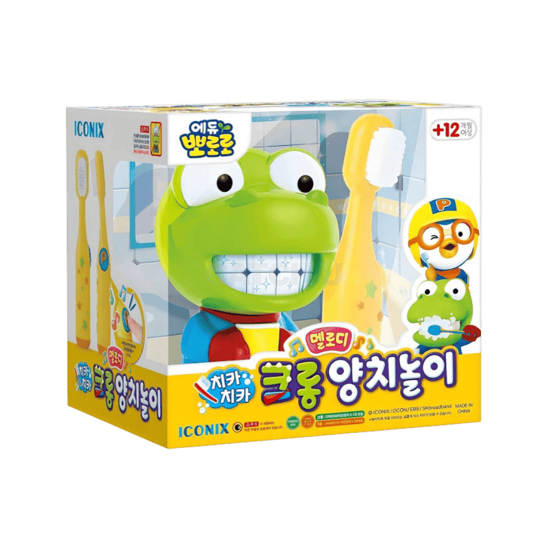 뽀로로 크롱 멜로디 양치놀이, 혼합색상, 1세트