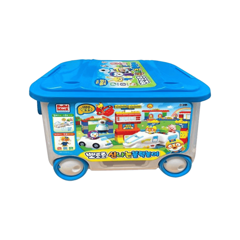 뽀로로 신나는 블럭 세트 157p, 혼합색상, 1개