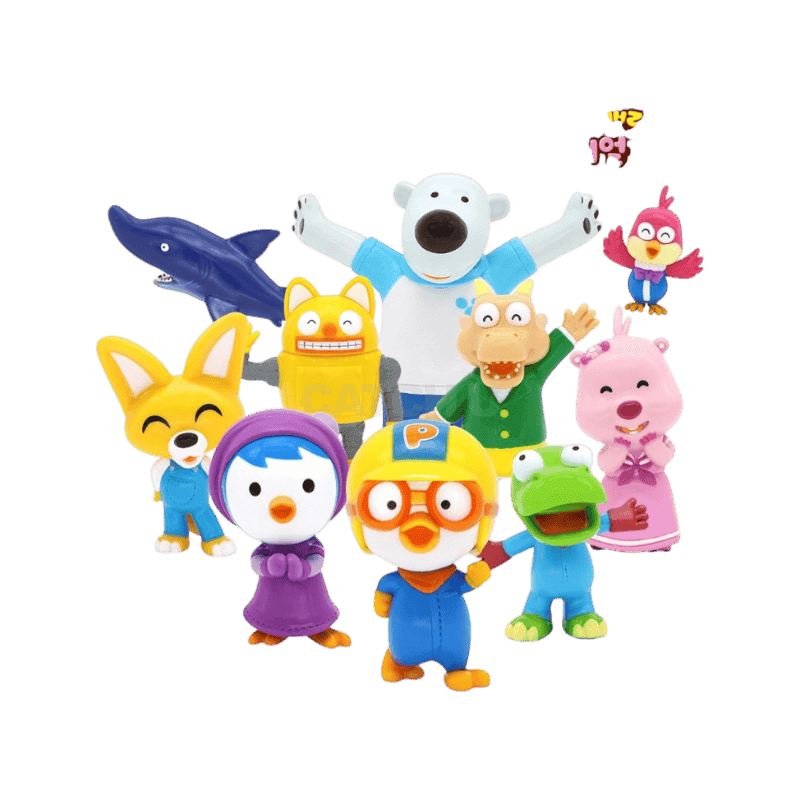 뽀로로 리얼 피규어 10종 세트, 1개