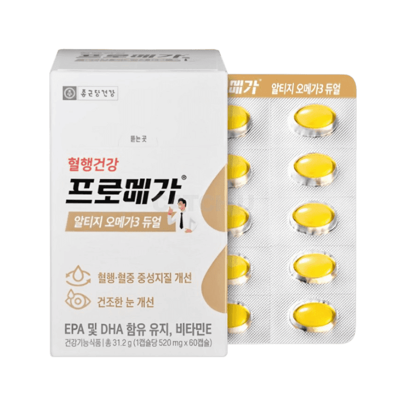 프로메가 알티지 오메가3 듀얼, 60정, 1개
