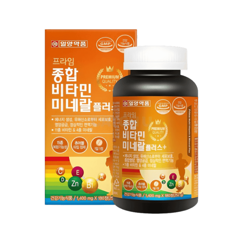 일양약품 프라임 종합비타민 미네랄 플러스, 180정, 1개