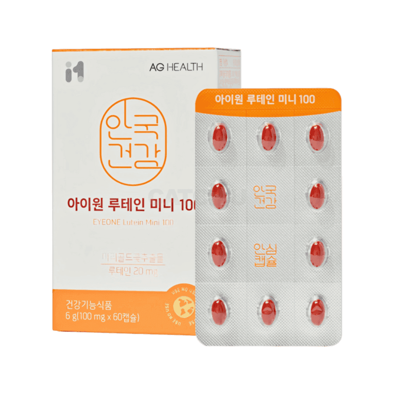 안국건강 아이원 루테인 미니 100, 60정, 1개